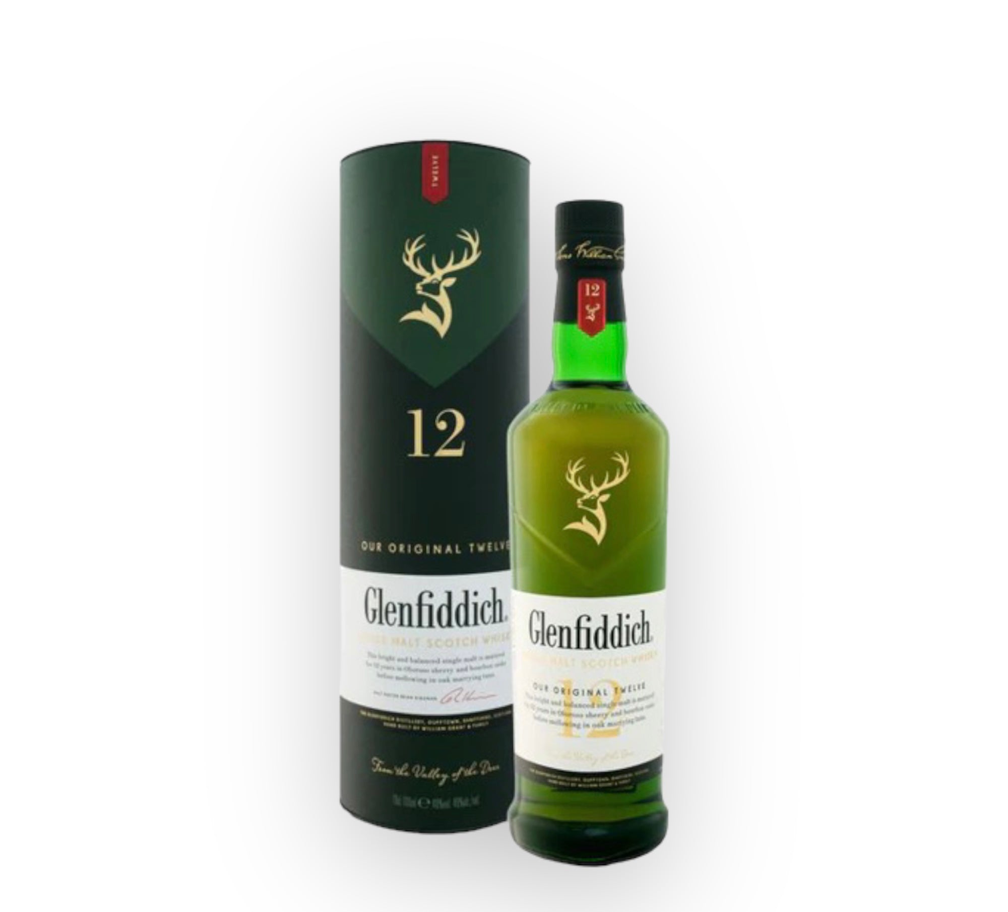 Glenfiddich 12 Year Old Single Malt Scotch Whiskey 0.7l