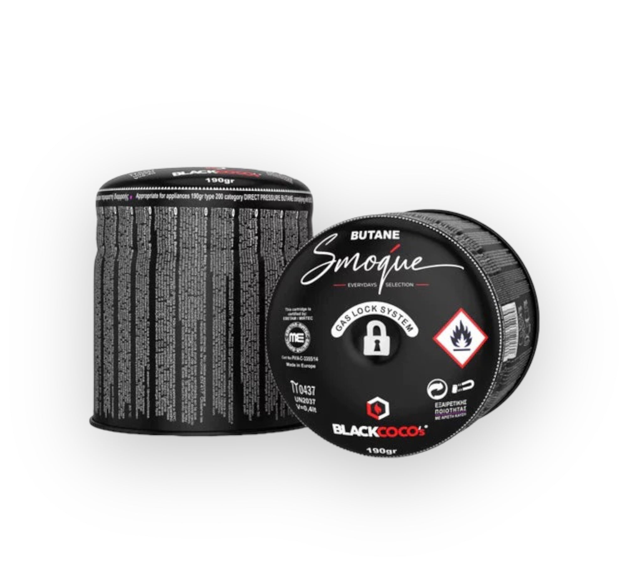 Smoque - Gaskartusche 190g - BLACKCOCO's Edition