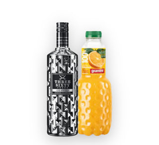 Three Sixty Vodka 0,7l + Osaft 1l