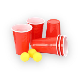 Bier Pong Set 6xBecher 3xBälle