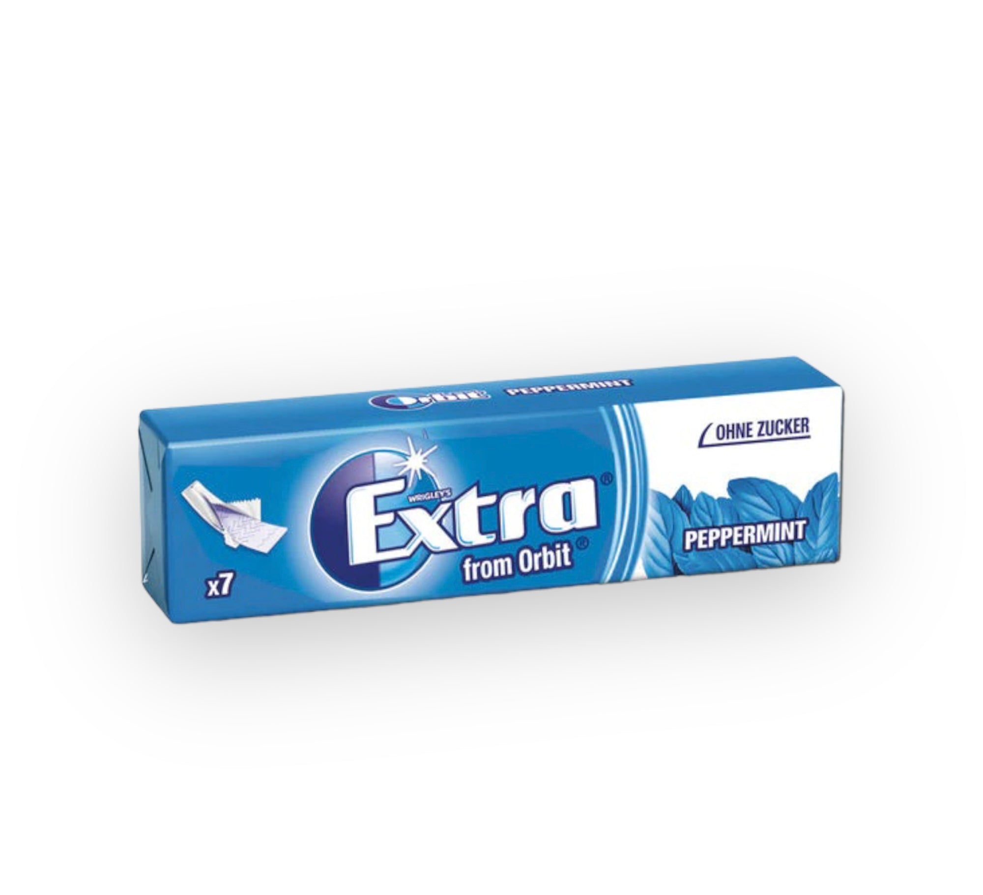 Wrigley's Extra Peppermint, chewing gum, 7 strips