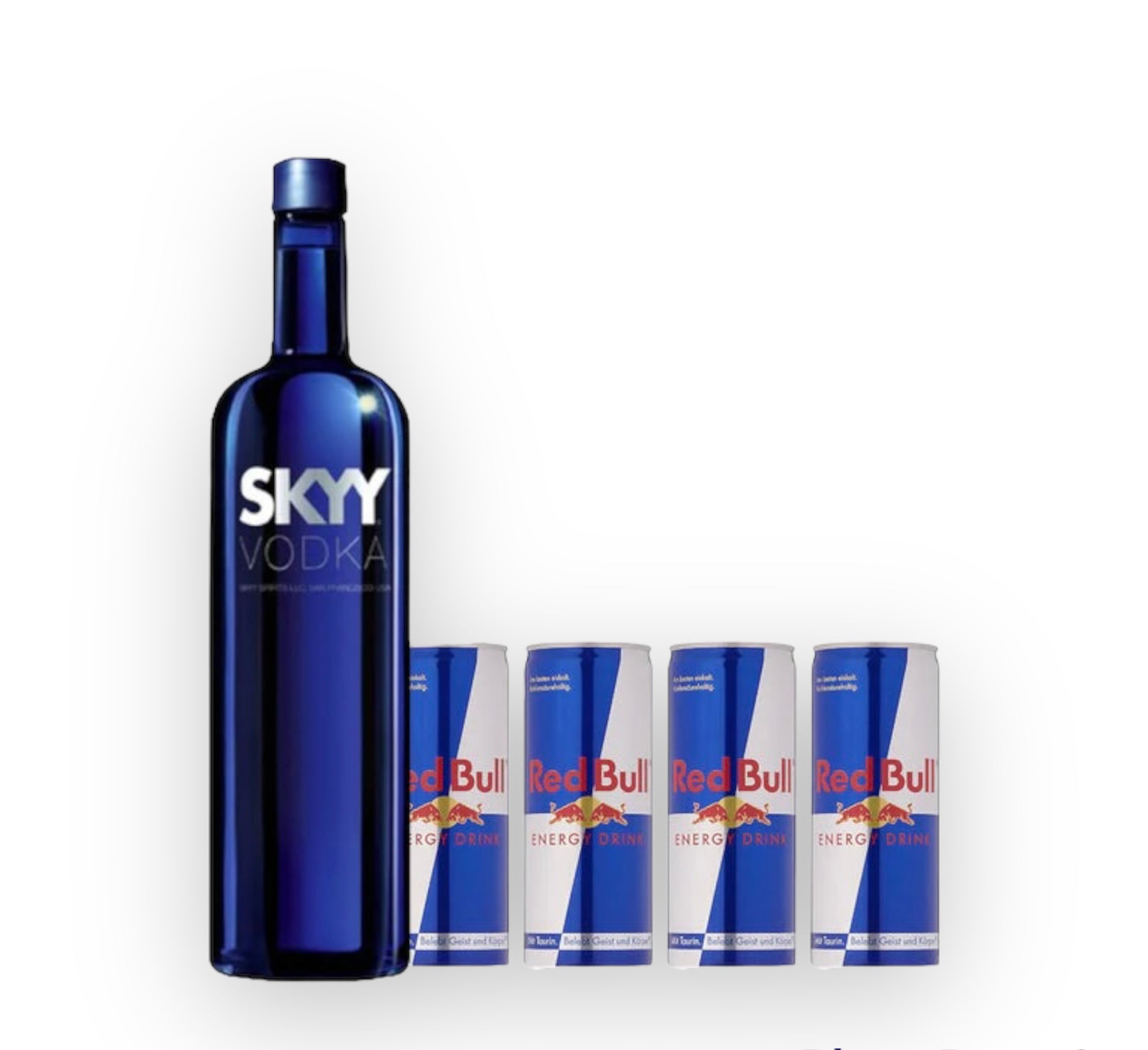 Skyy Vodka 0,7l + 4x Red Bull 0,25l